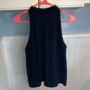 Club Monaco size 4 black halter top